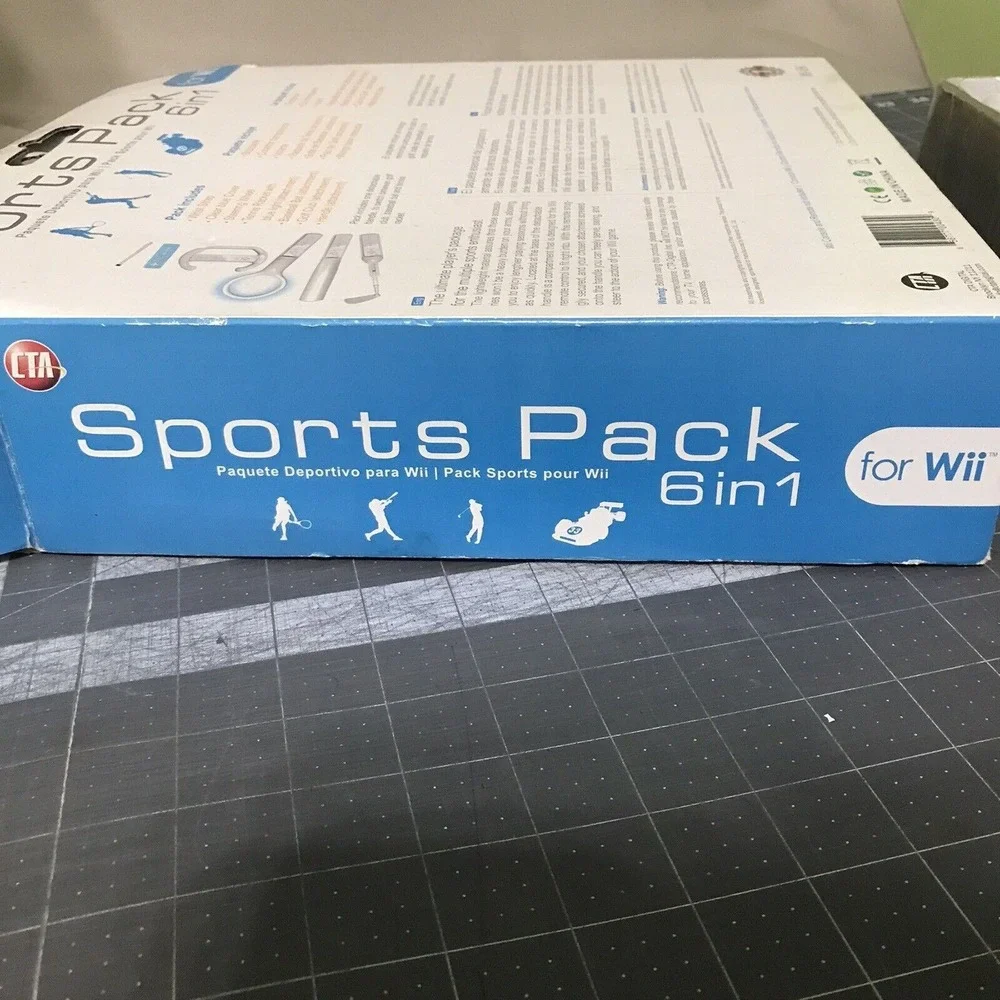 Nintendo Sports Pack For Wii Sports 6 in 1 Accessory Kit White